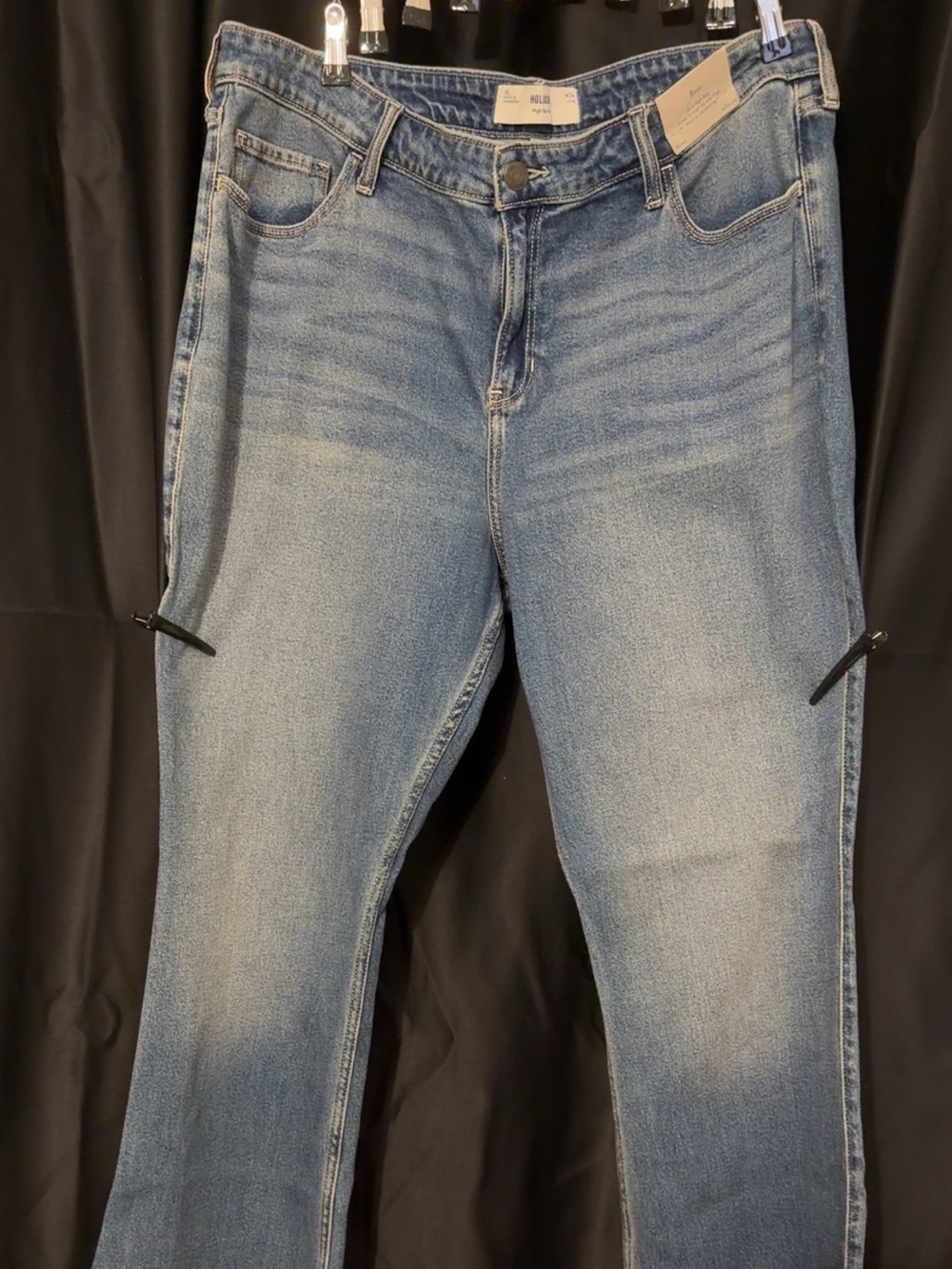 Hollister curvy bootcut high rise jeans